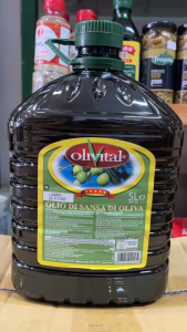 Date 12/28 Dầu Oliu Pomace Olivital 5L Italia Cao Cấp Chuyên Dùng Nấu Nướng 5L - Can Nhựa