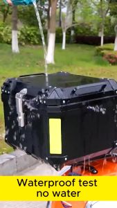 🏆20 years without damage🏆 Top box for motorcycle Top box 45/62 liters Large-capacity Universal motorcycle accessories Waterproof Durable Motorcycle top box Tail box Sec top box Motorcycle Compartment