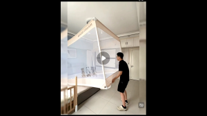 Kelambu anti-jatuh untuk penutup penuh isi rumah bilik tidur untuk kanak-kanak dan bayi untuk mengelakkan jatuh dari katil