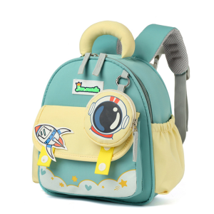 New 2025 Colorful Contrast Childrens Backpack for Girls Kindergarten Student Cute Cartoon Design Dual Shoulder Bag for Kids