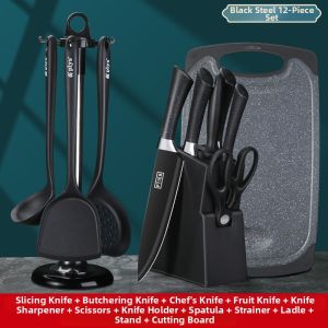 plys | Antibacterial Stainless Steel Kitchen Knife Set