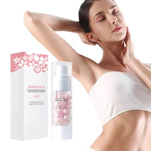 Sakura Gluta Whitening Cream Armpit & Body Lotion Japanese Cherry Blossom 5X Ceramides Niacinamide Glutathione Brightens Skin Reduces Dark Spots 30g