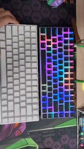 ZIFRIEND 130 Keys Keycaps Keyboard Mechanical PBT Material Puding KeyCap