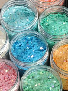 DIY Macaron เลเซอร์ Holographic Glitter Powder สําหรับเล็บและเครื่องสําอาง Enhancement Handcrafted คุณภาพอุปกรณ์เสริมอเนกประสงค์