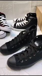 SEPATU SEKOLAH NEW BASKET 388 TINGGI PAKAI RESLETING SAMPING BAHAN KANVAS LAKI LAKI PEREMPUAN