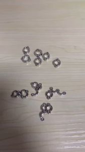 ห่วงขานก ห่วงเปิดนก #4 (ฟอพัส หงษ์หยก) ห่วงขานกแก้ว 2 ชิ้น