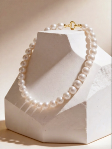 YISHU | Pearl Necklace with S925 Sterling Silver