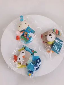 Babygro BBSKY Baby Cute Cartoon Animals Hand Bell Plush Toys B024/B028