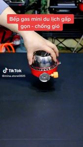 Bếp Gas Du Lịch Xếp Gọn Mini Chống Gió Đánh Lửa Tự Động Hợp Kim Thép Chống Gĩ An Toàn Mẫu Mới Nâng Cấp Dành Cho Phượt Thủ Cắm Trại Bếp Ga Dã Ngoại Chuyên Nghiệp.