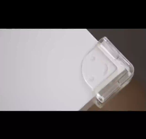 4pcs/Pack Childrens Table Corner Protective Cover PVC Transparent Smiley Table Corner Sticker