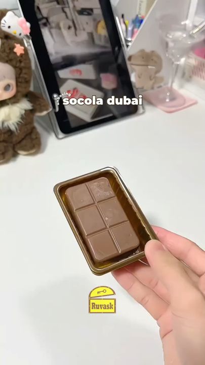 Socola Dubai Chính Hãng Sợi Kataifi Vị Matcha/Dừa/Hạt Phỉ Giòn Tan - Chocolate Dubai Hạt Phỉ Matcha Dừa 3 Vị Thơm Ngon - Socola Ruvask
