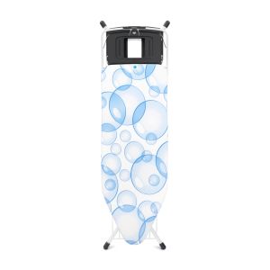 BRABANTIA Ironing Board PerfectFlow with Linen Rack C 124x45cm Steam Generator Rest - Made In Europe
