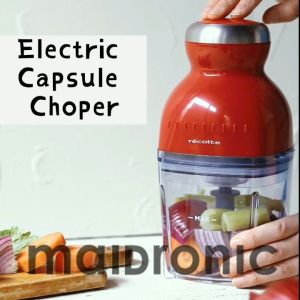 Aicook x Maidronic 900mL Electric Capsule Chopper Food Blender Mixer (BLUE)