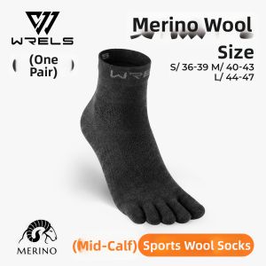 WRELS | Merino Wool Five Finger Socks