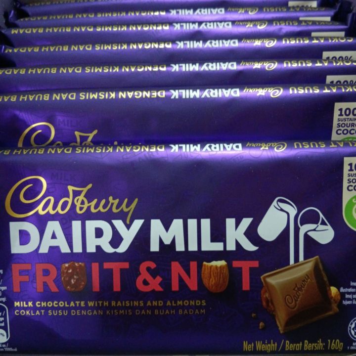 Cadbury Dairy Milk Fruit and Nuts 160g Lazada PH
