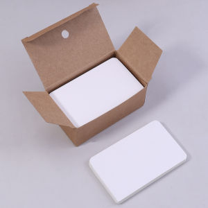 100pcs/box Kraft Paper Card 54X88mm Blank Business Cards Writing Message Note Card Bookmark Label Wedding Party Invitations