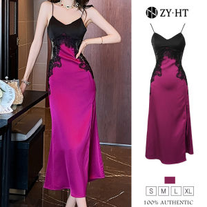 ชุดเซ็ต 2 ชิ้น ผญ เสื้อคลุม+เดรสสายเดี้ยว สีม่วง เดรสผู้หญิง ราคาที่สุด 20568