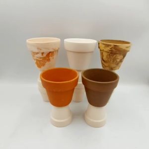 Chậu đất nung chậu sen đá - Ly gờ 87 miệng chậu 8cm chiều cao 7cm