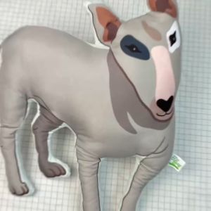 ไดคัทตุ๊กตา สำหรับทาสน้องหมา หมอน ผ้าไมโครพิมพ์ลาย ด้านในผลิตจากใยสังเคราะห์คุณภาพดี ของขวัญ เทศกาลปีใหม่