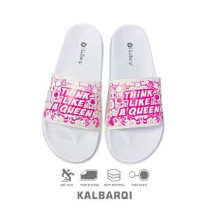 Sandal selop wanita TLA PINK WHITE