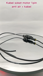 Kabel Soket Motor 1 Pin Anti Air  Kualitas Bagus 2 pcs