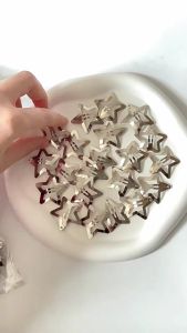 ELBER ACC215 Jepit Rambut Bintang Manis Gadis Lucu Logam Bintang Lima Titik Y1858