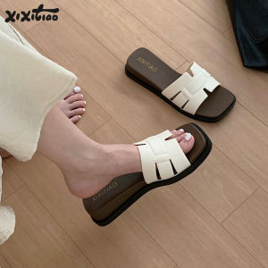XIXITIAO | Fashionable Color Block Wedge Non-slip Sandals