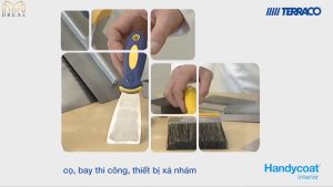 Keo Bả Terraco Handy Coat Exterior (5kg). Liên kết cực tốt với tường thạch cao gỗ tạo một mặt phẳng chất lượng Chống Mài Mòn Và Nứt Sealing Cho Nội Thất Và Ngoại Thất - Lazada