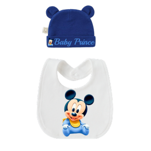 Disney | 2026 Kawaii Baby Wipes Baby Hats Newborn Headwear Cotton Bibs Childrens Towels Childrens Accessories Newborn Sets 0-12M