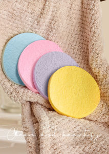 [10 Pieces 3.9] Compressed Facial Cleaning Puff Face Wash Sponges Cleaning Sponge Disposable Face Wash Sponges Spong Mop Facial Cleaning