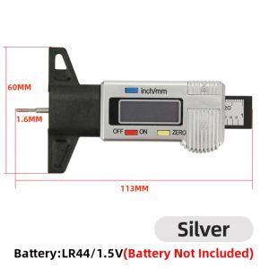 Digital Tread Depth Gauge For Car Tyre Tire Meter Thickness Gauges Automobile Tire Wear Detection Measuring Tool Depth Caliper