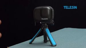 TELESIN Velvet Mounting Storage Portable Velvet Material Protection Pocket Waterproof Bag for Gopro Hero 12 Hero 11 Hero 10 Hero 9 Action Cameras GP-CPB-901