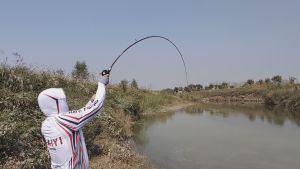 HAIYI FISHING ชุดคันเบ็ดคาร์บอนไฟเบอร์ ความยาว 2.1 ม. พร้อมรอกโลหะ 18+1BB 7.2:1 รองรับน้ำหนักรวมได้ 10 กก.