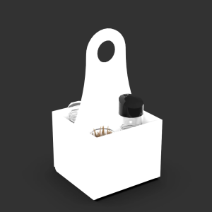 TEMPAT WADAH ALAT PENYIMPAN PENYIMPANAN SIMPAN PERALATAN KOTAK BUMBU SPICE SPICES CONDIMENT CONDIMENTS SAUCE KETCHUP BOTTLE ORGANIZER ORGANISER HOLDER SHELF RACK RAK MASAK DAPUR ESTETIK KEKINIAN ELEGAN MODERN MULTIFUNGSI ACRYLIC AKRILIK PUTIH WHITE POLOS