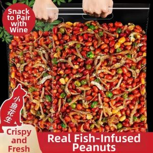 Fish Dry and Spicy Peanuts Snack 5 Kg