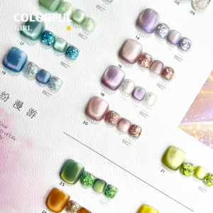 【Available】MILAN 30 colours (18 Cat Eye Gels + 12 Gel Litters) Free Cat Eye Satin Meat Cat Eye Gels + Gel Litters