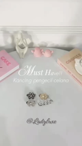 LadyLuxe - Pengait Celana Kebesaran Kancing Tusuk Logam Pengecil Jeans Longgar Pinggang RM005