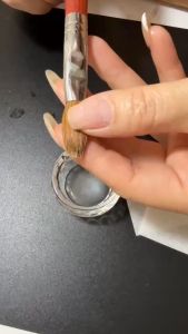 Dụng dịch nước rửa cọ 3 trong 1 tẩy sạch đầu bút làm móng tay nail