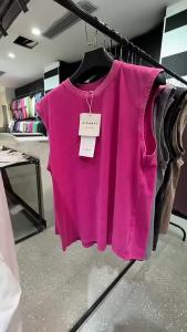 Áo Gile Nam Cotton Vintage Không Tay Kiểu Dáng Rộng Rãi Mùa Hè Phong Cách Đường Phố Màu Đen Cổ Tròn Màu Trơn Dùng Cho Thể Thao