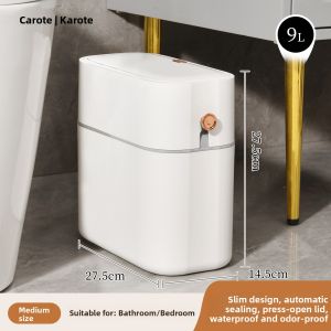 CAROTE | Lidded Multipurpose Home Trash Can