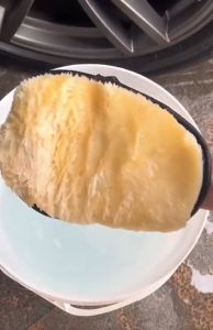 Găng tay rửa xe lau chùi đa năng - miếng rửa xe lông cừu