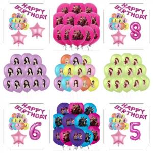 Hasbro | New Katseye Birthday Balloons Decoration Set 12/24/36/48PCS Latex Balloons For Kids Girl Party Supplies Favor Decorations
