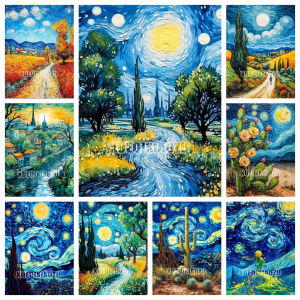 2026 New DIY 5D Art Diamond Painting Kit Van Gogh Impression- Perfect Gift For Handmade Home Decor