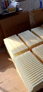 Sydneywindl - ตะแกรงรางน้ำล้น กว้าง 20 / 25 / 30 cm. [ สีขาว ] แบบ 3 แกน วัสดุ PP ปรับโค้งได้ (ราคาต่อเมตร)