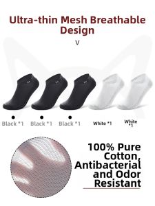 MiiOW | Plus Size Cotton Thin Summer Antibacterial Odor Resistant Socks