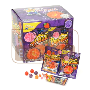 POP-BALLS ASSORTED - ALIBABA 30PCS