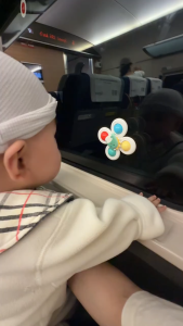 Baby Cartoon Suction Cup Windmill Spinning Toy Baby Stroller Hanging Toy Spinning Top Bath/ Travel Time Soothing Baby perfect for childrens day gift