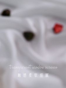 Phantom ผ้าม่านโปร่งสีขาวหนาโปร่งผ้าม่านโปร่งสีขาวบางเบาห้องนอนนอร์ดิกห้องนั่งเล่นระเบียงมุ้งลวด