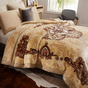Double Layer Thick Milk Coral Fleece Blanket 2 Meters