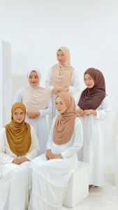 Shamira - Hijab Daily Wanita Dewasa Non Pet Jersey Premium I Kerudung Instan Non Pad Size M HIjab Isyana Jersey Premium